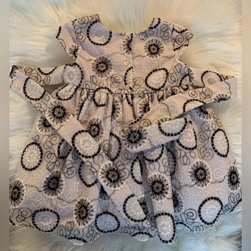 Pippa and Julie - Embroidery style baby dress (Size 18m)